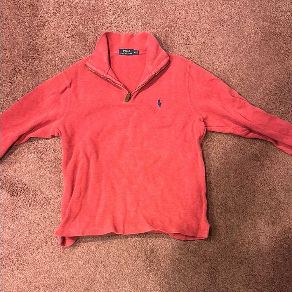 Polo by Ralph Lauren Mens Coral Pullover
